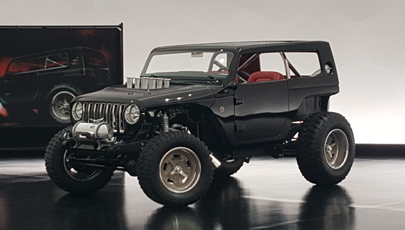Illustration for article titled Jeep Built A Hot-Rodded Wrangler And My God Is It Nuts